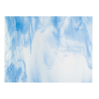 Bullseye 2064-0030 Klar/egyptisk blå, ogenomskinlig, Streaky 3 mm