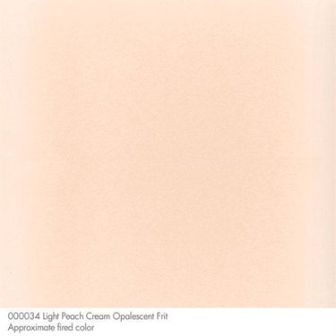 Be 0034-0002 Light Peach Opaque Fritt Medium