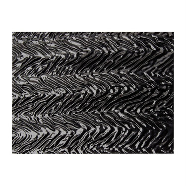 0100-HR70 Black Herringbone Opak 3mm