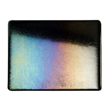 0100-0044 Svart räfflad Iridiserande 3mm