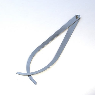 Medium aluminium passar lera 25cm