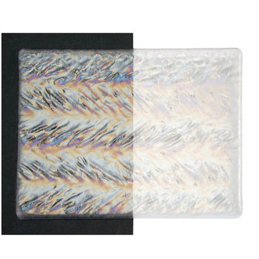 Bullseye 1101-HR71 Clear Herringbone Iridiserande 3mm