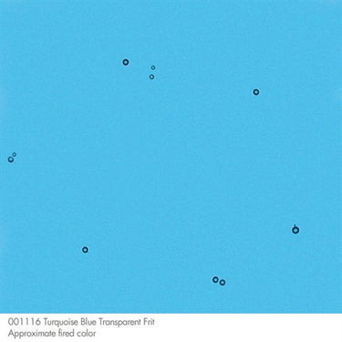 Bullseye 1116-0002 Turkosblå Transp. Frit medium
