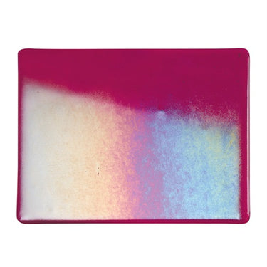 Bullseye 1322-0031 Granatröd Transparent Iridiserande 3mm