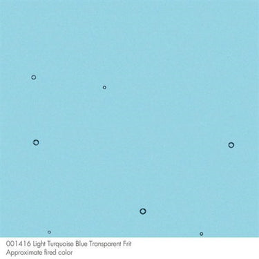 Bullseye 1416-0003 Ljus Turkos Transp. Frit Grov