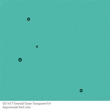 Bullseye 1417-0002 Smaragdgrön Transp. Frit medium