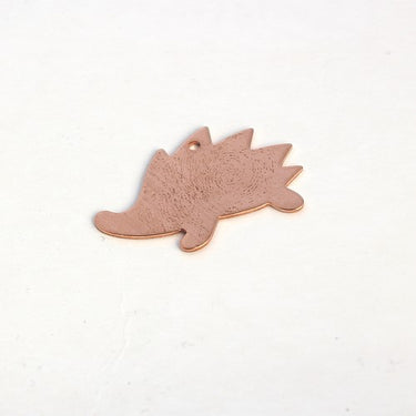 Kopparfigur, Igelkott, 20 x 30 mm.