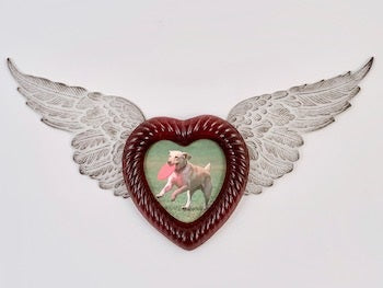 Gjutform , räfflat hjärta