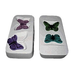 Gjutform med 2 fjärilar