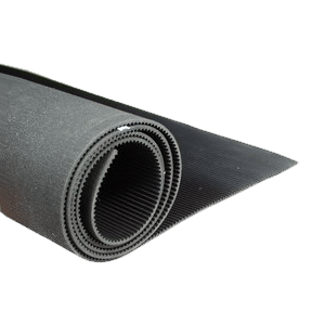 Arbetsmatta av gummi med spår