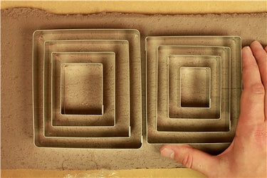 Firkantede udstikkere til keramik