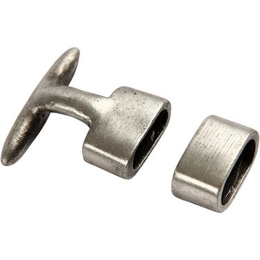 Kroklås, 13-20 mm. Silverpläterad, FS, 1 st.