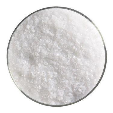 Bullseye 0009-0002 Reaktiv Vit Opak Frit Medium