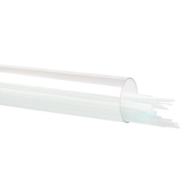 Bullseye White Reactive Opaque Stringer 0009-0507, 0,5mm