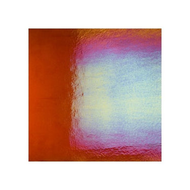 Bullseye 1321-0051 Brun/Orange Transp. Iridiserande. 2mm.