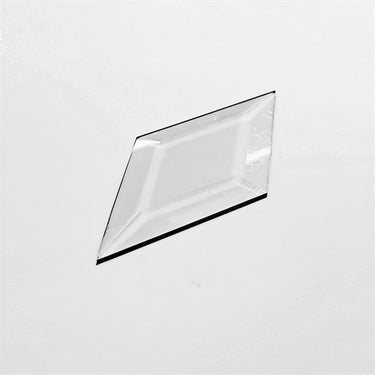Diamantform Glas med frostad yta 5,08 x 10,16 cm