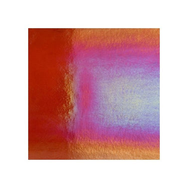 Bullseye 1122-0051 Röd Transp. Iridiserande  2 mm.