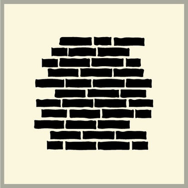 Stencil, "Scattered Bricks"