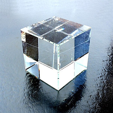 Kristallklar glaskub 20 x 20 x 20 mm