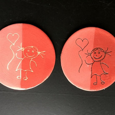 Engobe 9061 Mörkröd