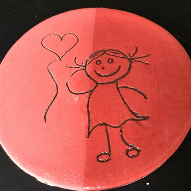 Engobe 9061 Mörkröd