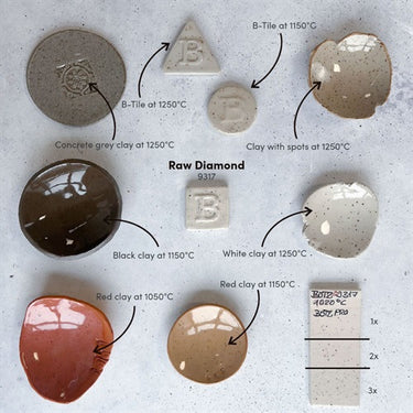 Penselglasyr 9317 Rå Diamant