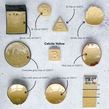 Penselglasyr 9318 Kalcit Gul