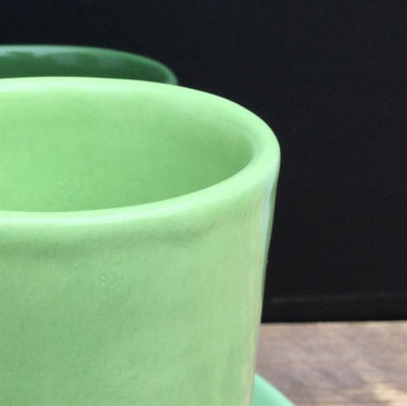 Lergodsglasyr 9372 Gräsgrön