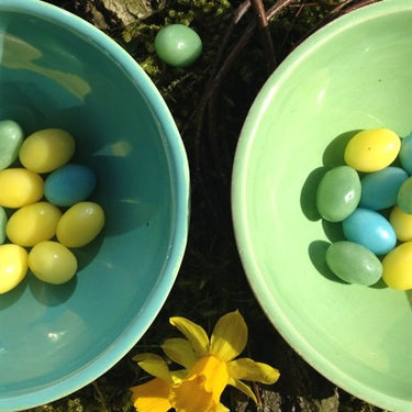 Lergodsglasyr 9372 Gräsgrön