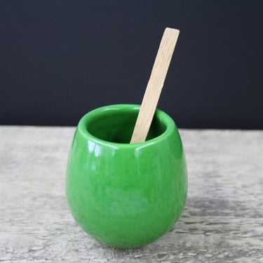 Lergodsglasyr 9376 Äppelgrön