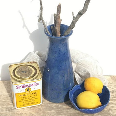 Lergodsglasyr 9521 Picasso blå