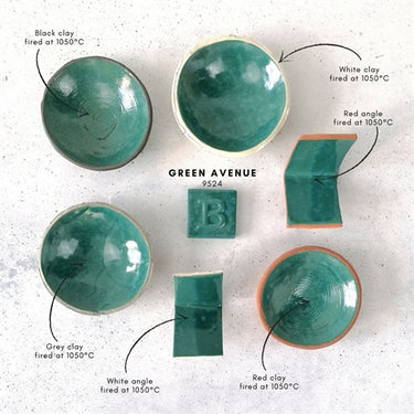 Lergodsglasyr 9524 Green Avenue