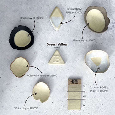 Stengodsglasyr 9862 Ökengul