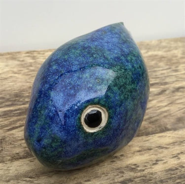 Stengodsglasyr 9881 Mörkblå med effekt