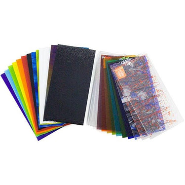 Bullseye glas, sortimentset