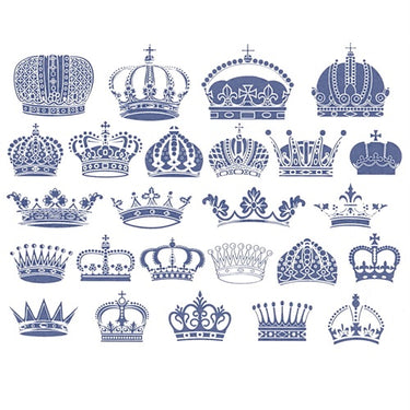Decals, Blå Kungakronor