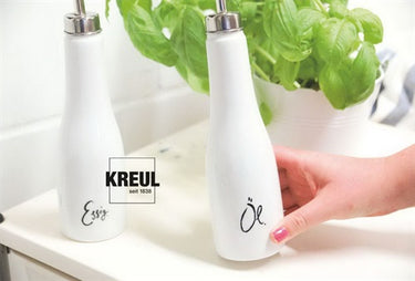 Glas- och porslinsmarkör, Easy brush, svart