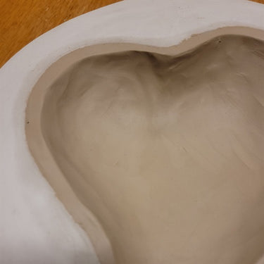 Gipsform, litet hjärta, höger