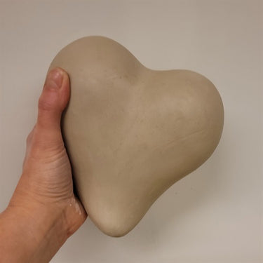 Gipsform, stort hjärta, höger