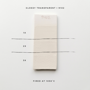 Lergodsglasyr 9102 Glossy Transparent