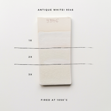 Lergodsglasyr 9346 Antique White