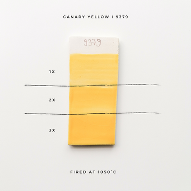 Lergodsglasyr 9379 Canary Yellow