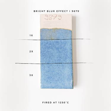 Stengodsglasyr 9879 Bright Blue Effect