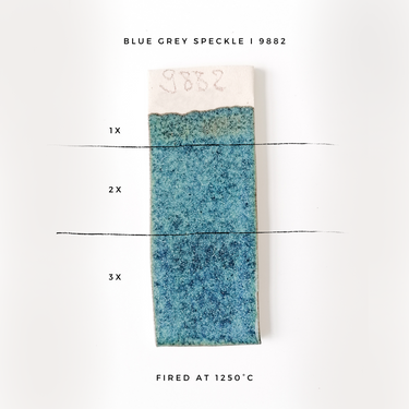 Stengodsglasyr 9882 Blågrå