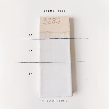 Stengodsglasyr 9887 Kräm