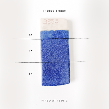 Stengodsglasyr 9889 Indigo