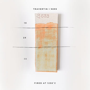 Stengodsglasyr 9899 Travertin