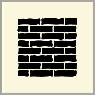 Stencil, "munkbunden vägg"