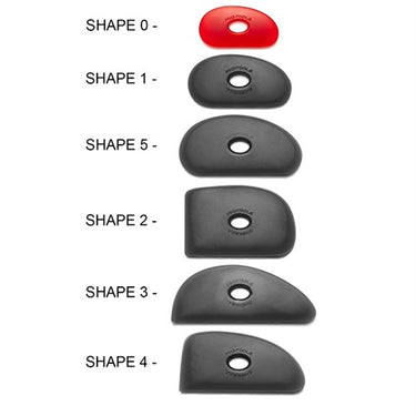 Red Ribs, drejsken, set med 6 st.