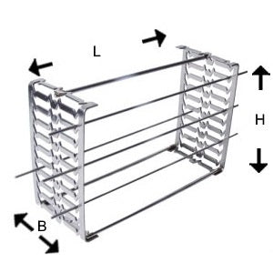 Ring och pärlhållare för ugn 130x150x80 mm